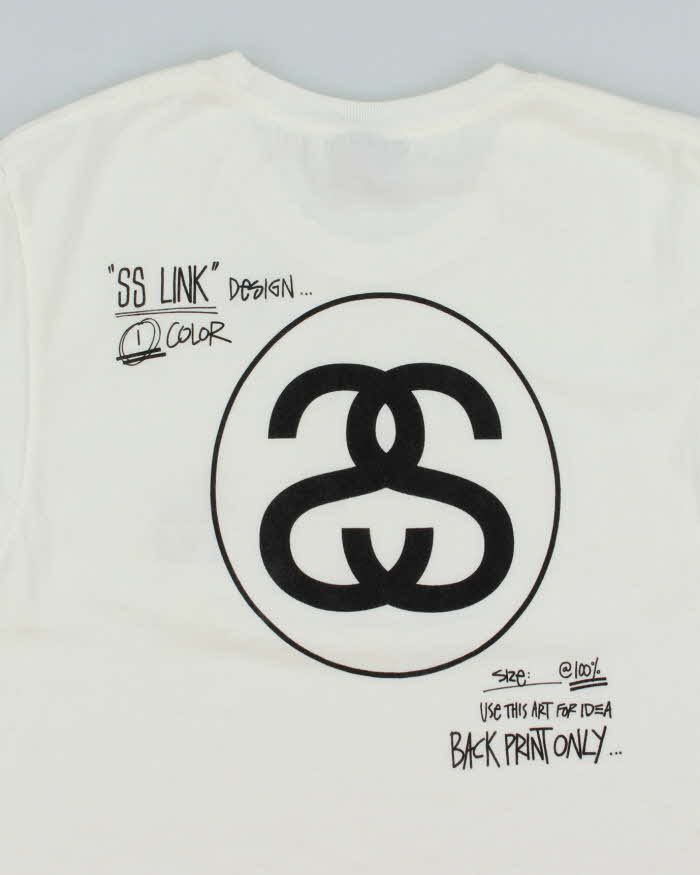 Vintage Stussy x IDEA Anniversary T-Shirt - M
