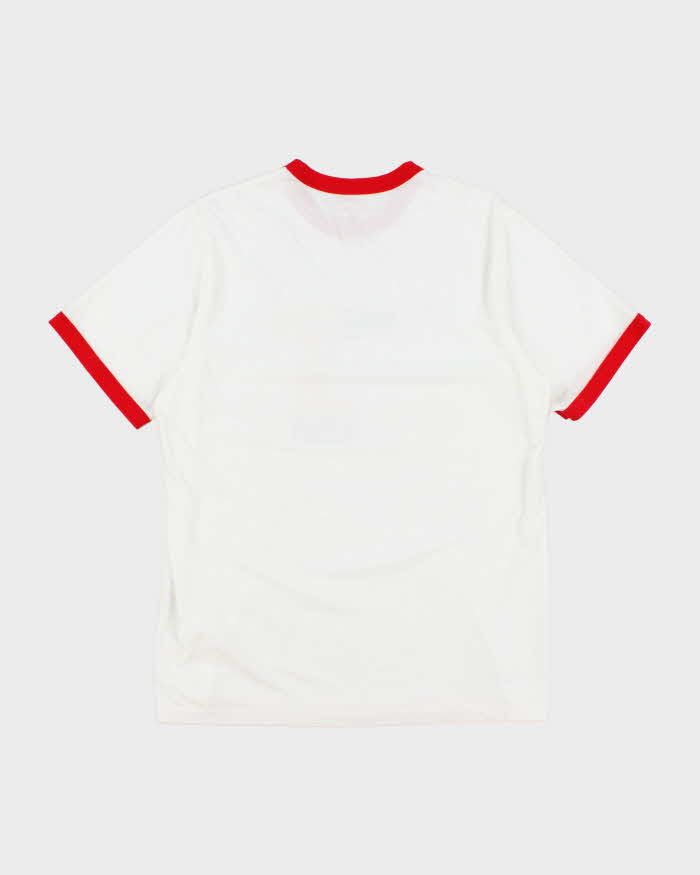 Supreme New York Drill Graphic Ringer T-Shirt - L