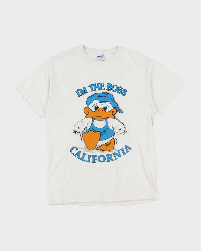 Vintage Y2K I'm the Boss California Souvenir Graphic T-Shirt - M