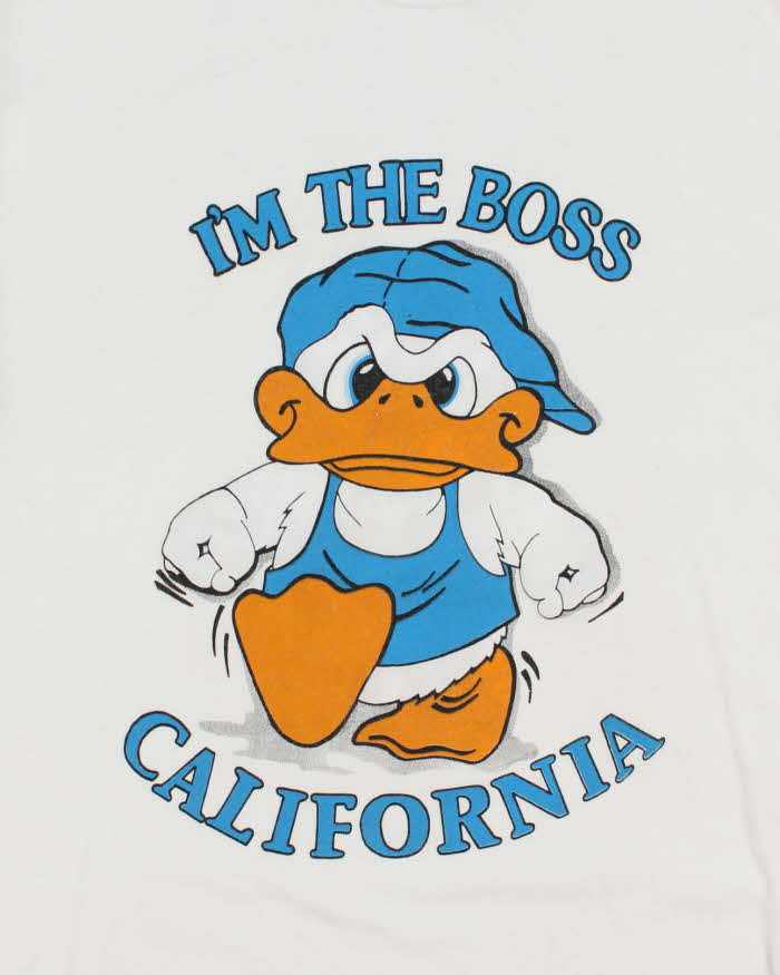 Vintage Y2K I'm the Boss California Souvenir Graphic T-Shirt - M