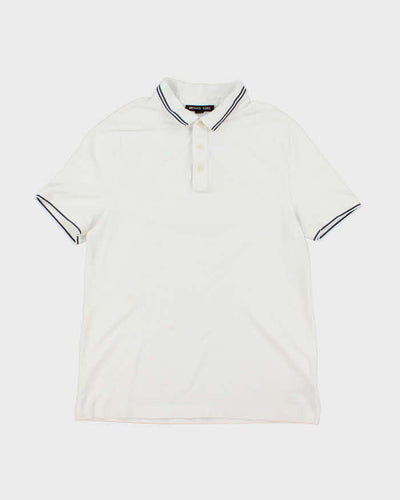 Michael Kors White Polo Boating Shirt - M