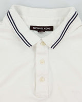 Michael Kors White Polo Boating Shirt - M