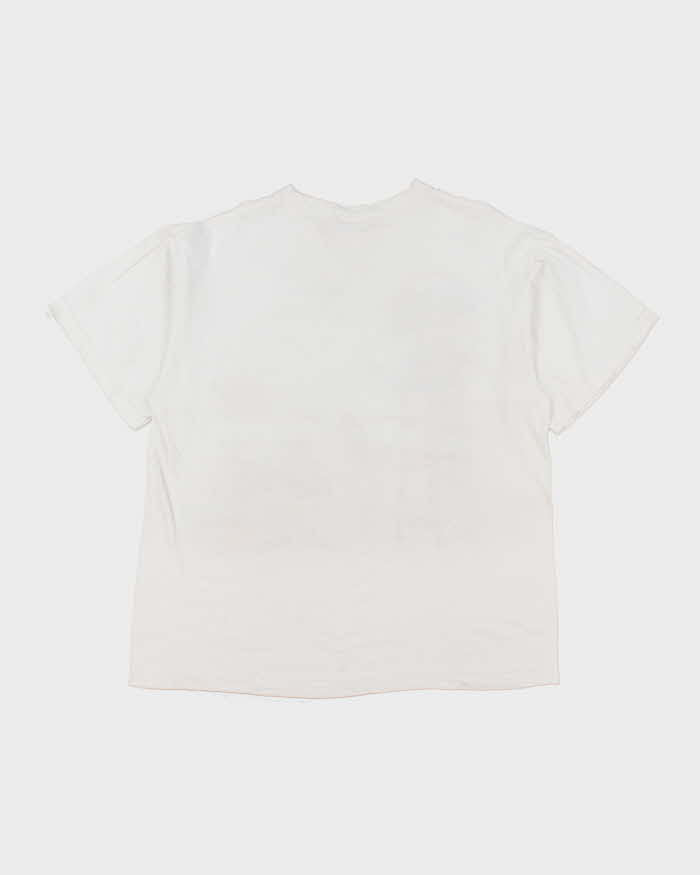 Vintage 90s Looney Tunes White Cotton T-Shirt - XL
