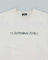 A Bathing Ape Bubble Print White Cotton T-Shirt - L