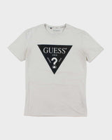 Guess Chromatic Print White Cotton T-Shirt - S