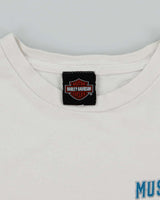 Music City Harley Davidson White Cotton T-Shirt - M