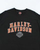 Harley Davidson Black T-Shirt - XL