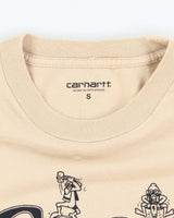 Carhartt Beige Classic Design T-Shirt - S