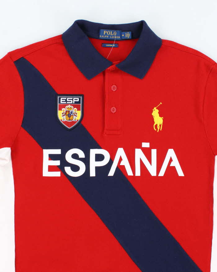 Vintage 2000's Ralph Lauren Espana Embroidered Polo Shirt - M