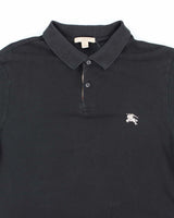 Vintage Burberry Small Embroidered Logo Polo Shirt - L