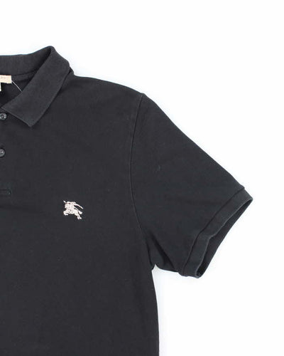 Vintage Burberry Small Embroidered Logo Polo Shirt - L