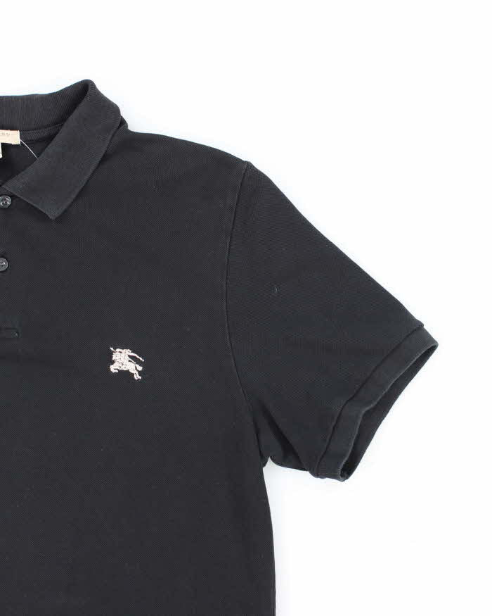 Vintage Burberry Small Embroidered Logo Polo Shirt - L