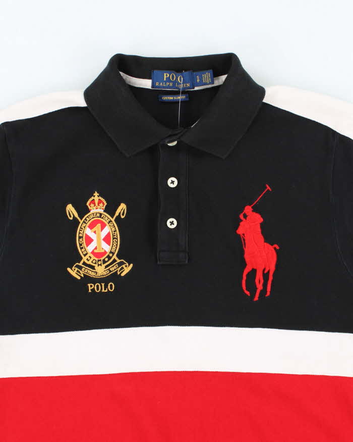 Vintage 2000's Ralph Lauren Big Horse Logo Polo Shirt - S