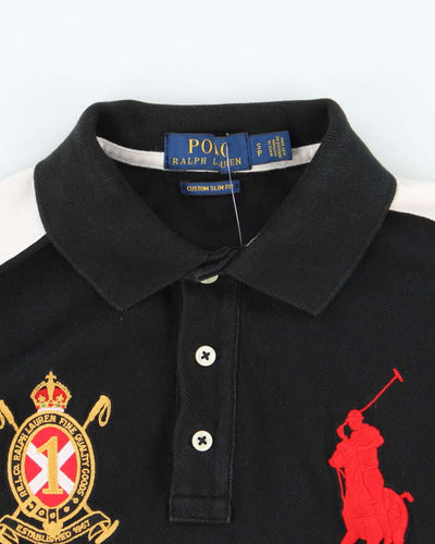 Vintage 2000's Ralph Lauren Big Horse Logo Polo Shirt - S