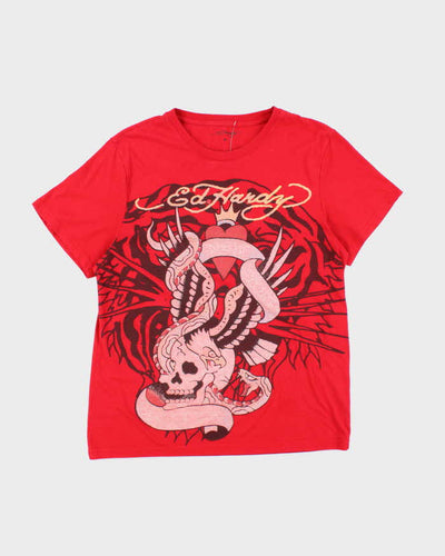 Vintage 2000's Ed Hardy Traditional Tattoo Graphic T-Shirt - M