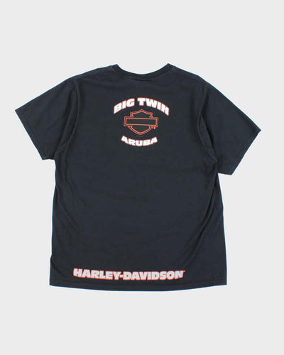 Vintage Y2K Harley Davidson Caribbean Power Graphic T-Shirt - XL