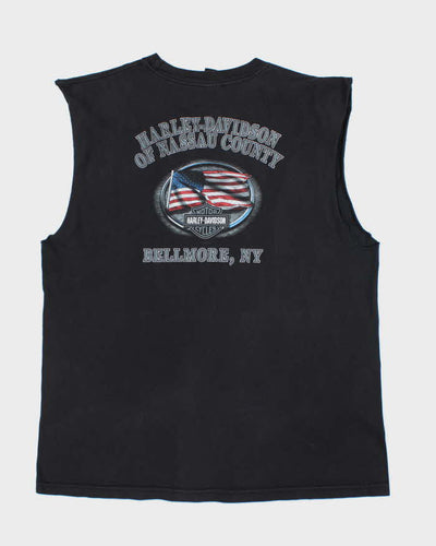 Vintage 2000's Harley Davidson New York Cut Off Graphic T-Shirt - XXL