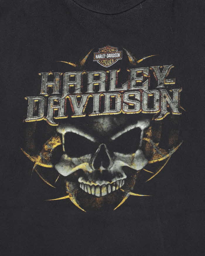 Vintage 2000's Harley Davidson New York Cut Off Graphic T-Shirt - XXL