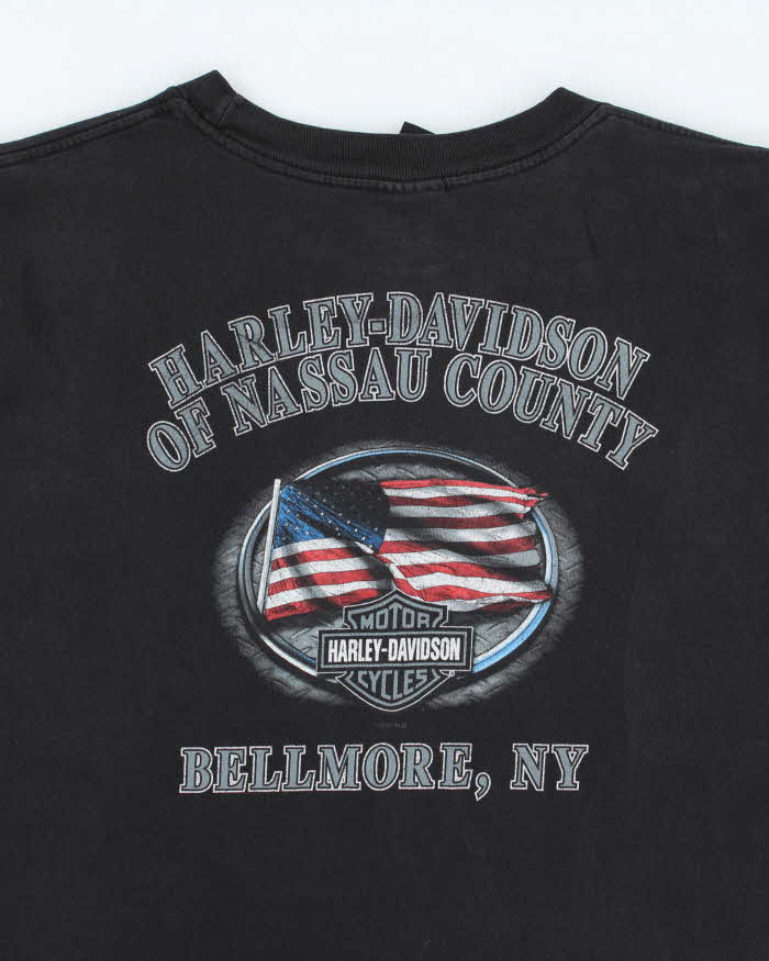 Vintage 2000's Harley Davidson New York Cut Off Graphic T-Shirt - XXL