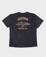 Vintage Y2K Harley Davidson Centre Logo Graphic T-Shirt - XL