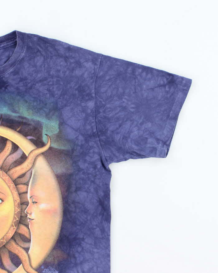 Vintage The Mountain Tie Dye Sun &amp; Moon Graphic T-Shirt - L