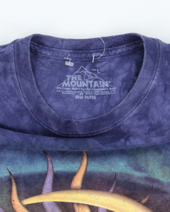 Vintage The Mountain Tie Dye Sun &amp; Moon Graphic T-Shirt - L