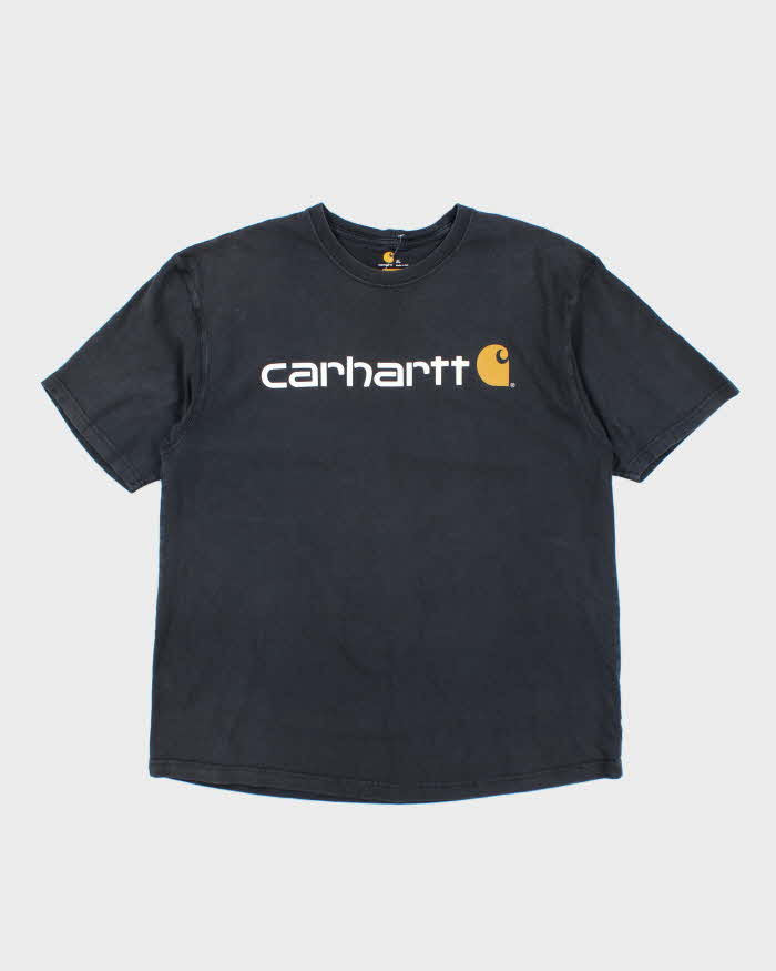 Vintage 2000's Carhartt Oversized Spell Out Graphic T-Shirt - XL