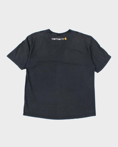 Vintage 2000's Carhartt Oversized Spell Out Graphic T-Shirt - XL