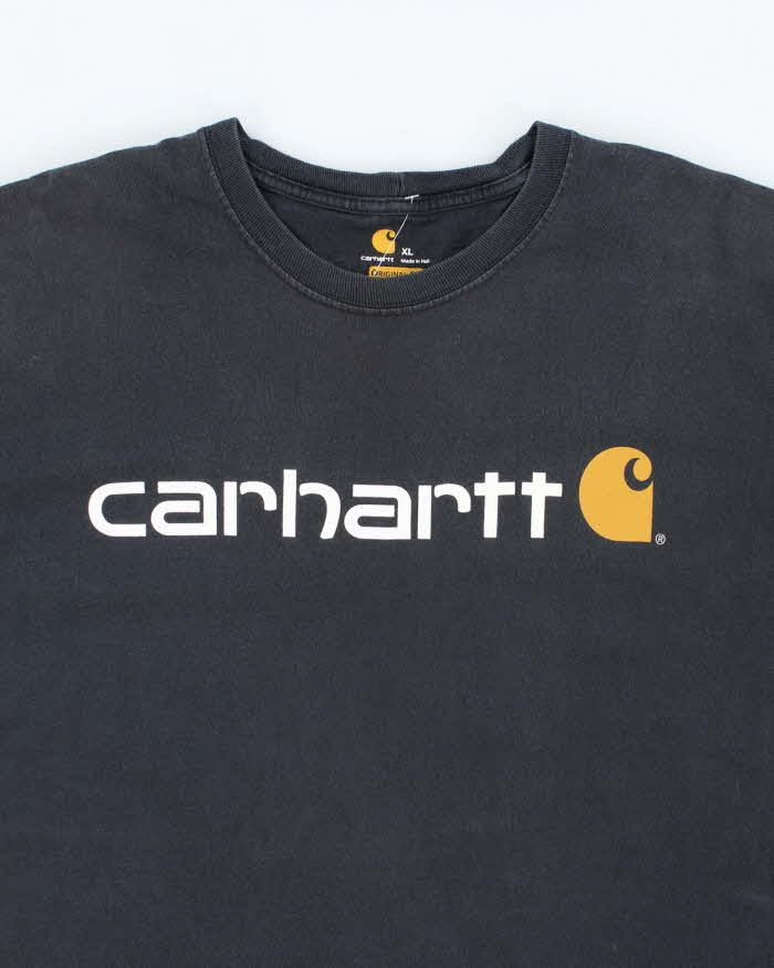 Vintage 2000's Carhartt Oversized Spell Out Graphic T-Shirt - XL
