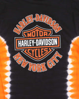 Vintage Harley Davidson Flame Eagle Tie Dye T-Shirt - L