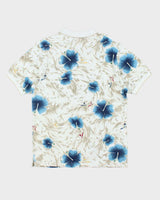 Vintage Chaps All Over Hawaiian Oversized Polo Shirt - M