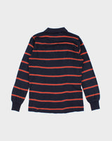 Vintage 90's Wrangler Striped Lightweight Long Sleeve Polo Shirt - S