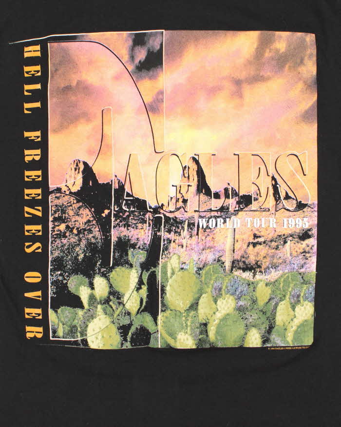 Vintage 90's Eagles Hell Freezes Over Band T-Shirt - L