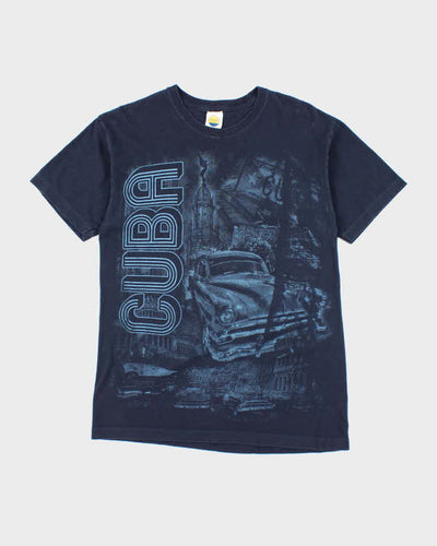Vintage Y2K Cuba Souvenir Graphic T-Shirt - L