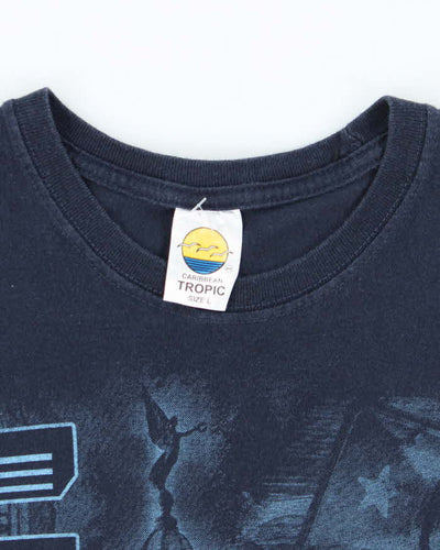 Vintage Y2K Cuba Souvenir Graphic T-Shirt - L