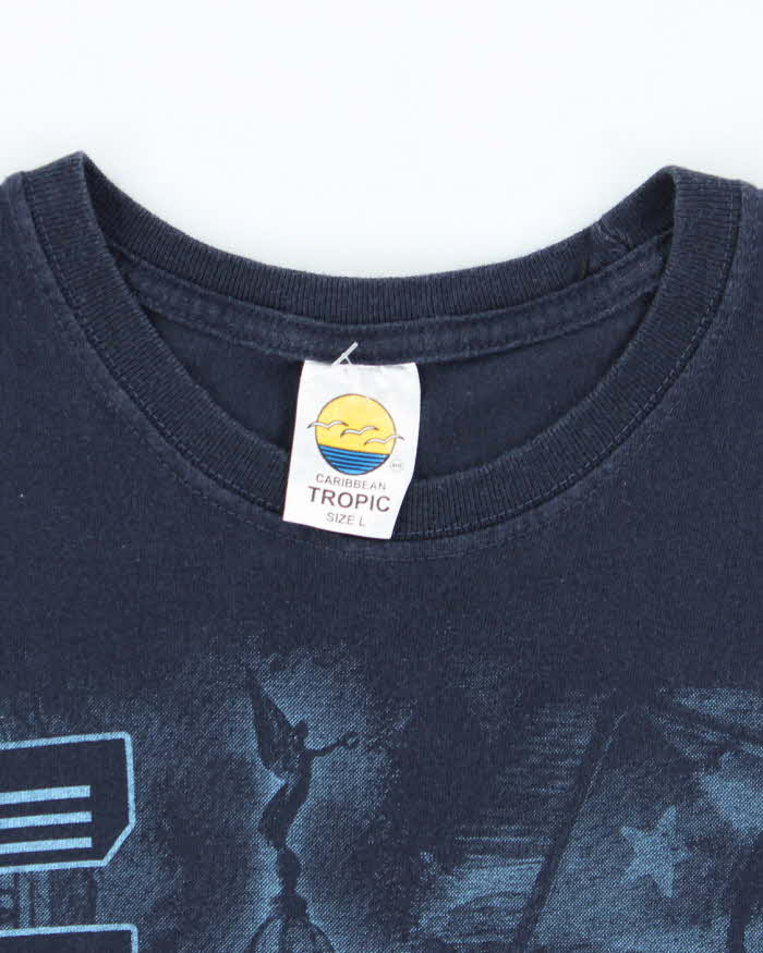 Vintage Y2K Cuba Souvenir Graphic T-Shirt - L