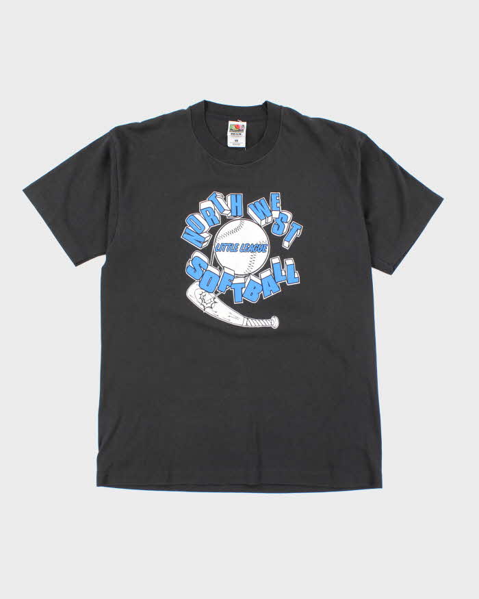 Vintage 90's Little League Baseball Single Stitch T-Shirt - L
