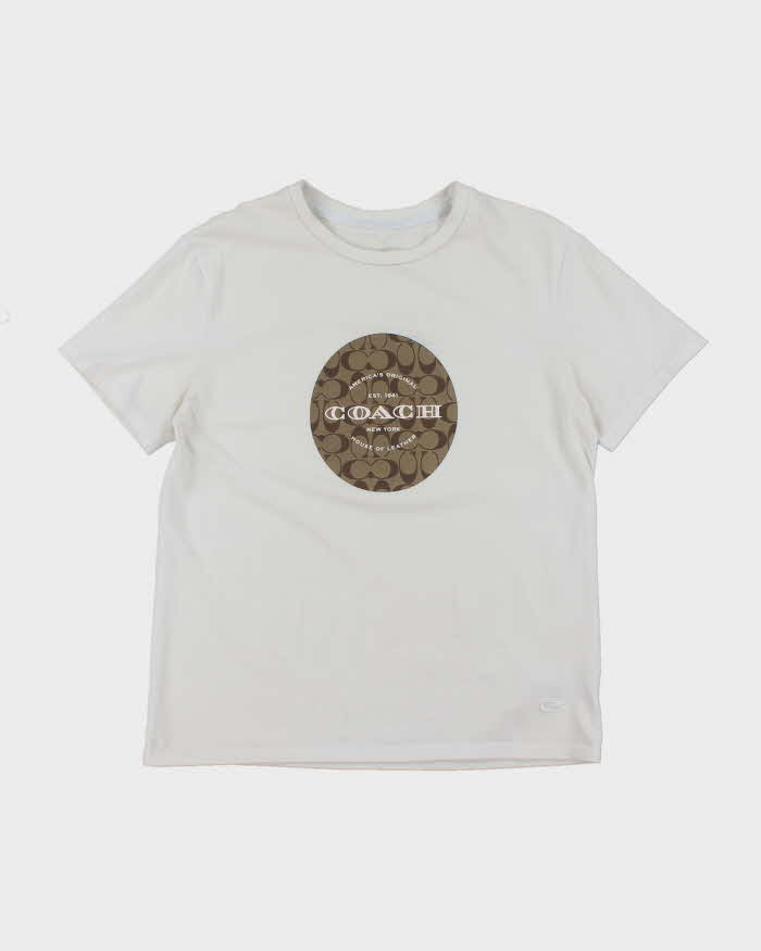 Vintage Coach House of Leather Graphic T-Shirt - S
