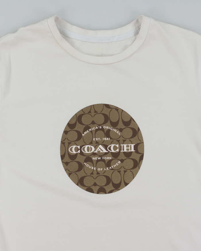 Vintage Coach House of Leather Graphic T-Shirt - S