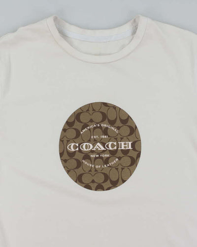 Vintage Coach House of Leather Graphic T-Shirt - S