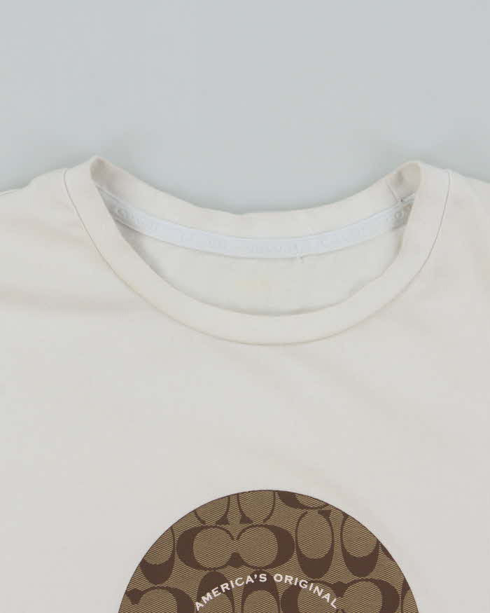 Vintage Coach House of Leather Graphic T-Shirt - S