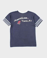 Vintage 80's Rolling Stones American Tour V-Neck T-Shirt - M