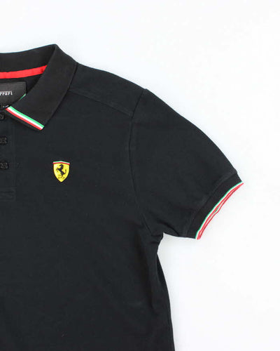Vintage 2000's Ferrari Small Emblem Polo Shirt - L