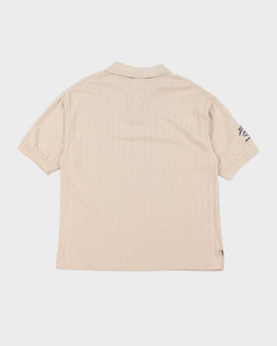 Vintage Y2K Harley Davidson Embroidered Oversized Polo Shirt - L