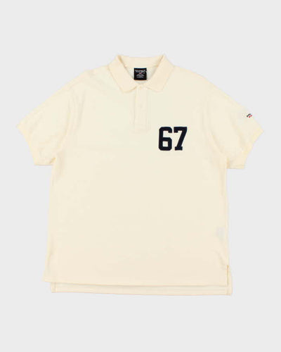 Vintage 90's Polo Jeans Embroidered Oversized Polo Shirt - L