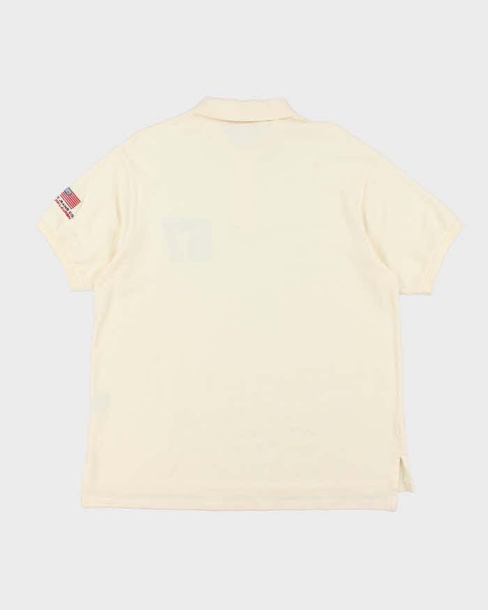 Vintage 90's Polo Jeans Embroidered Oversized Polo Shirt - L