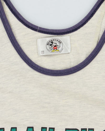 Vintage 90's Disney Mickey the Mail Pilot Graphic Print Vest - L