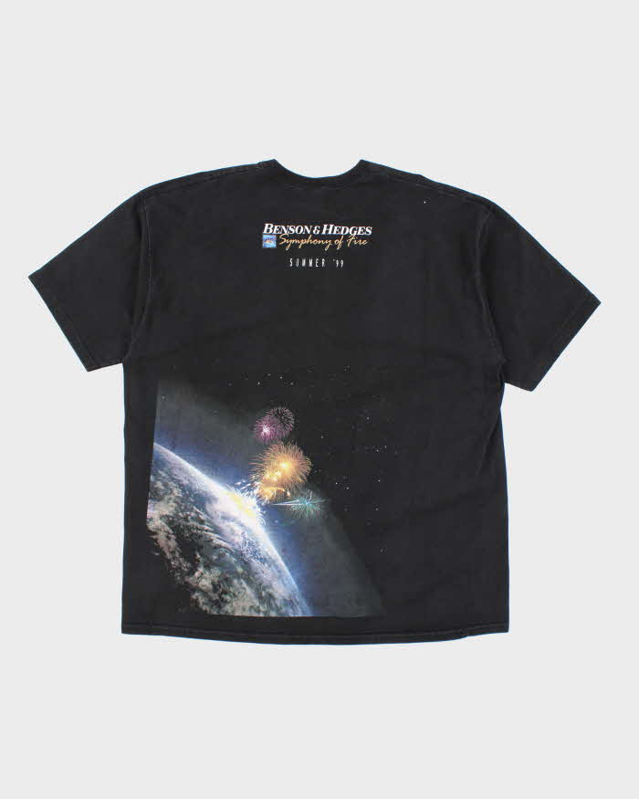 Vintage 90's Benson &amp; Hedges Oversized Space Graphic T-Shirt - XXL