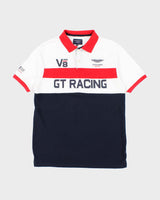 Vintage 2000's Hackett Aston Martin Embroidered Polo Shirt - XXL