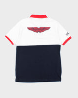 Vintage 2000's Hackett Aston Martin Embroidered Polo Shirt - XXL